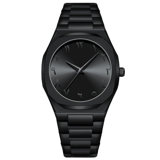 Men's Business Advanced Arabic Steel Belt Quartz Watch