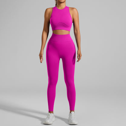 High-strength Running Tight Seamless Yoga Clothes Suit
